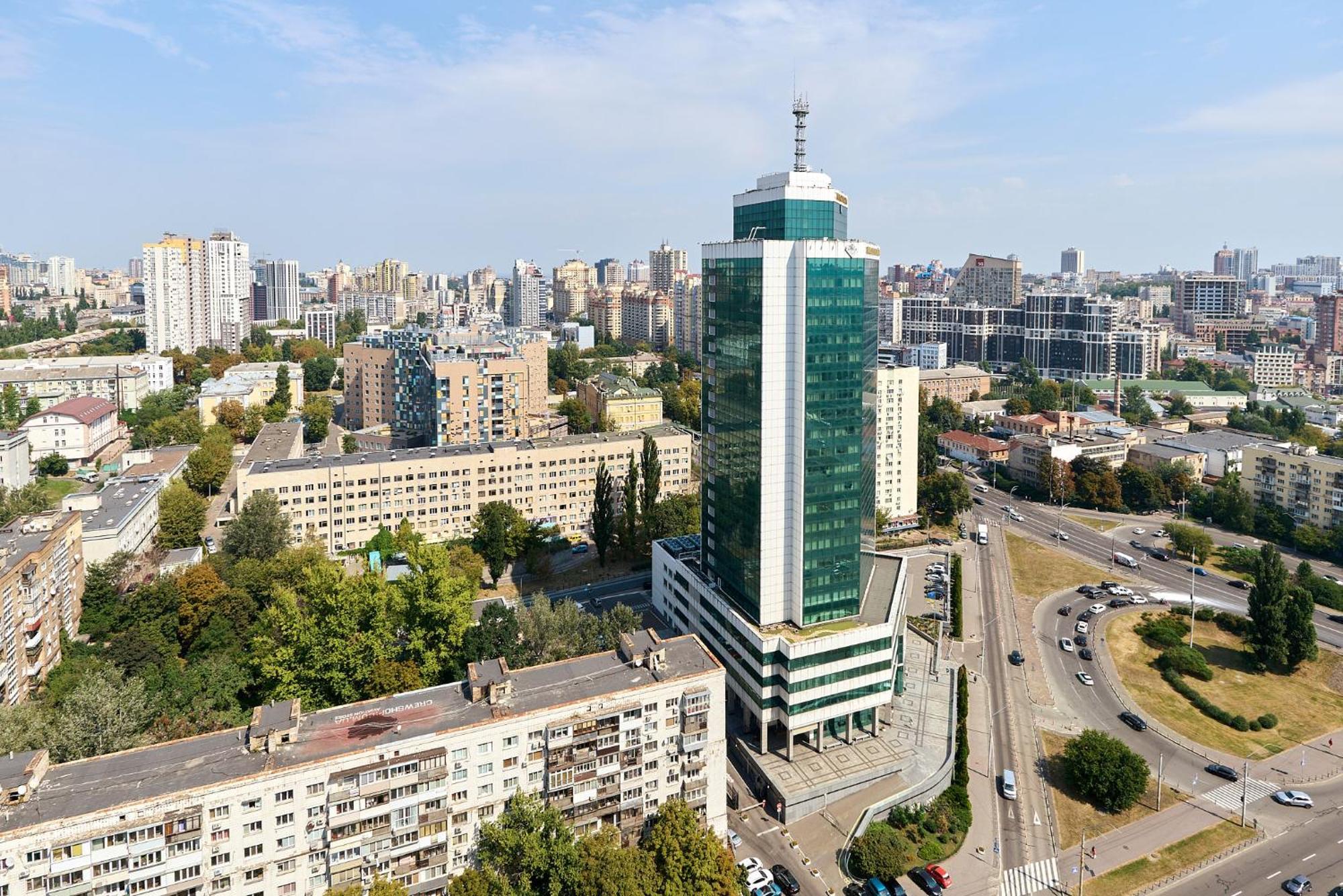 Manhattan City Apart View On The City- Parking Kijev Kültér fotó